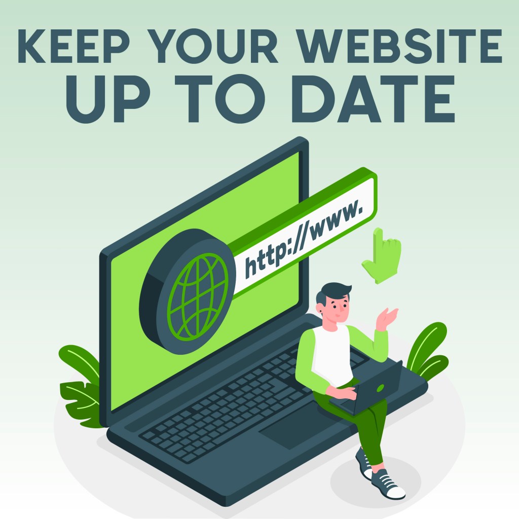 Keeping your website&nbsp;updated