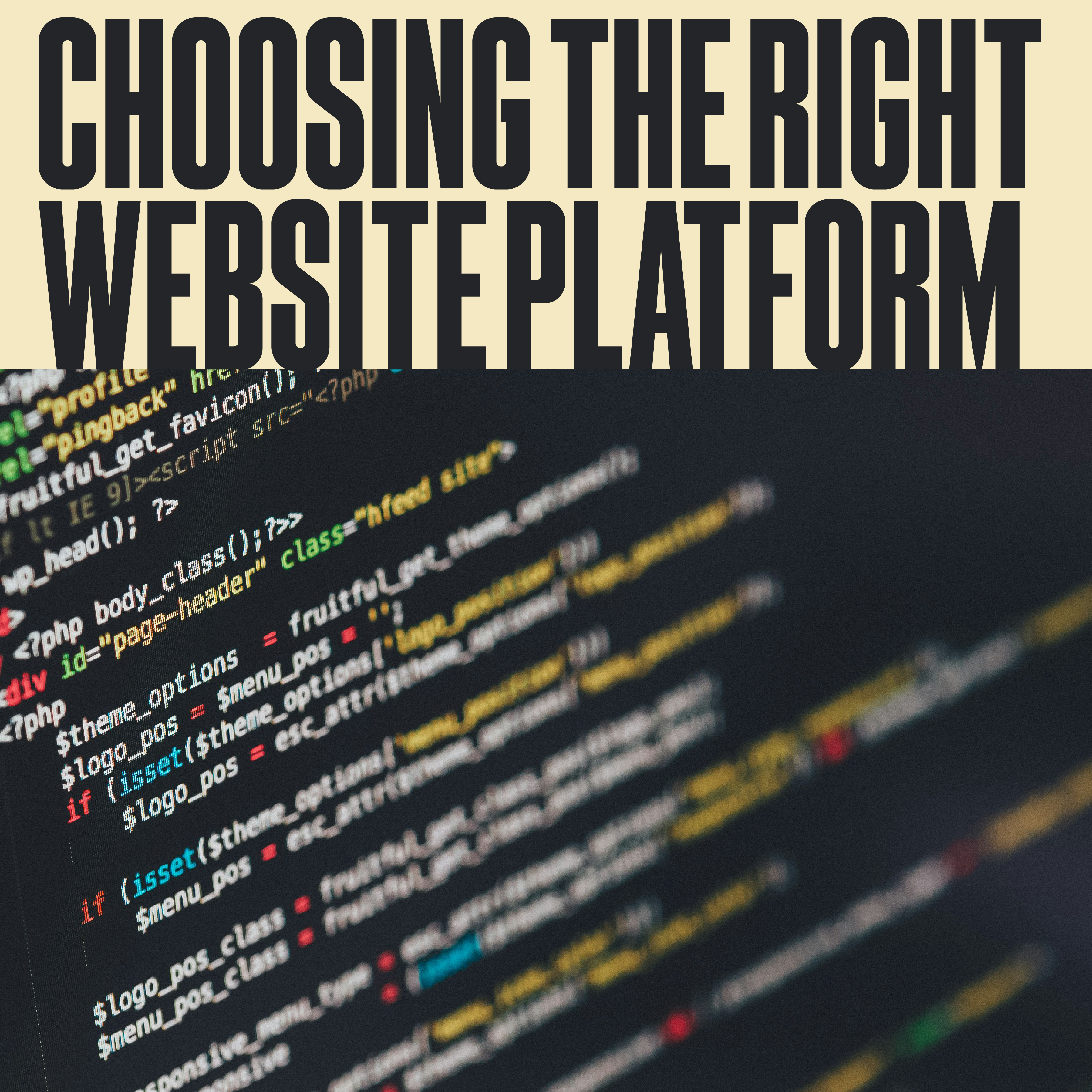 How to Choose the Right Website Platform for Your Business – Night Owls ...